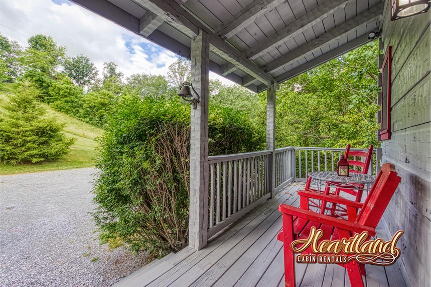 Hidden Treasures deck with table and chairs